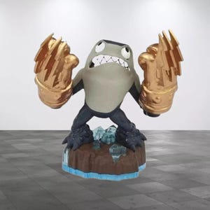 Knockout Terrafin Skylanders Swap Force Earth Element Game Play Figure