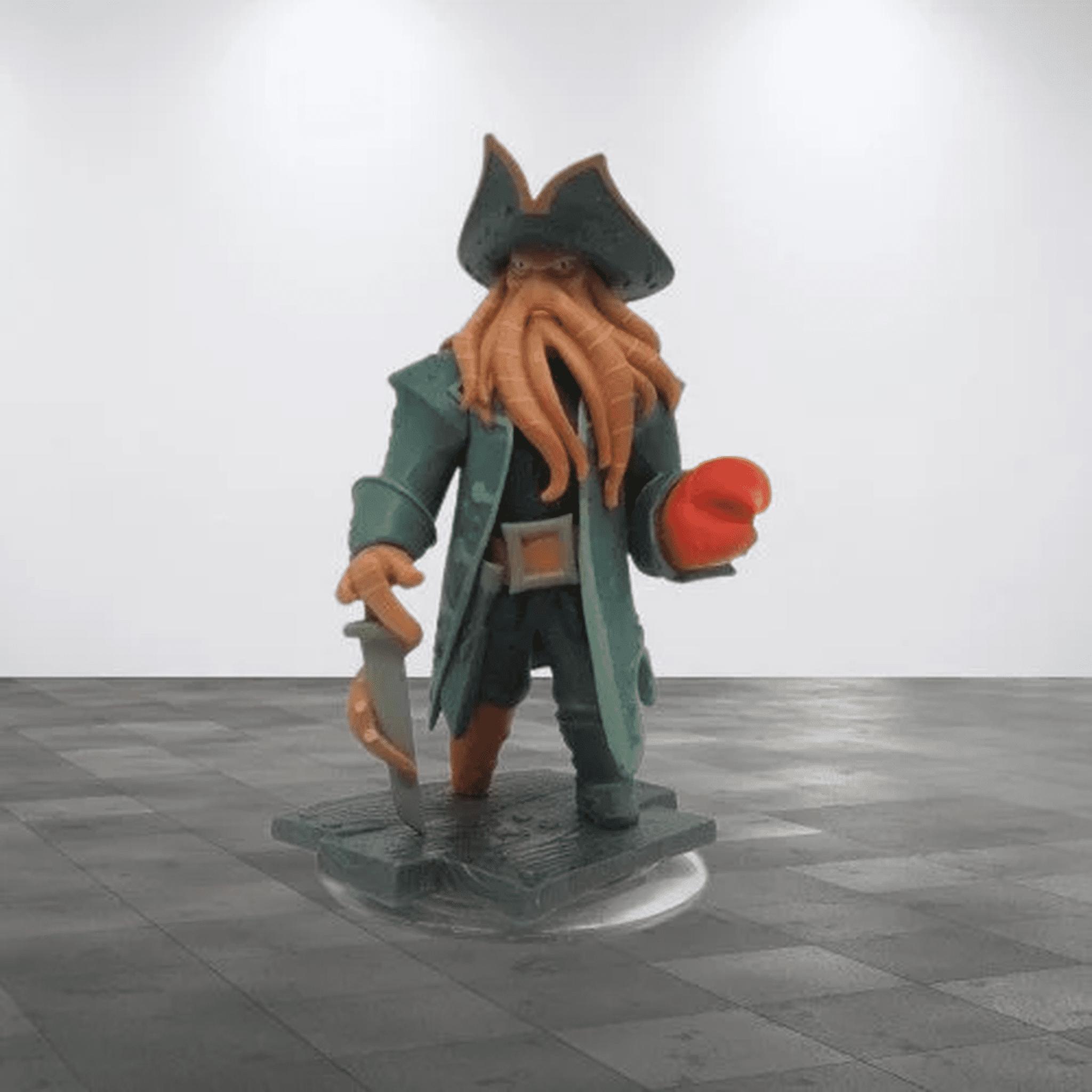 Legendary Pirate Jack Sparrow: A Striking Pirates of the Caribbean  Illustration, image size:2048x2048