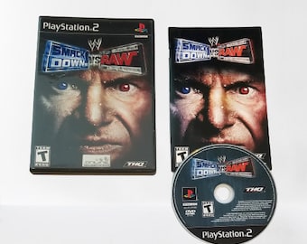 WWE SmackDown! vs. Raw Sony PlayStation 2 Game Tested Complete CIB