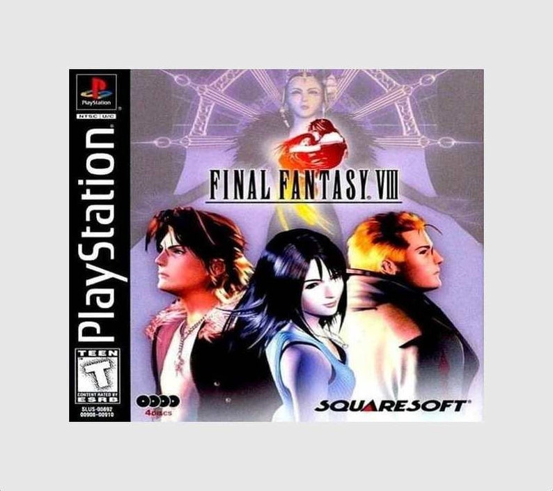 Final Fantasy VIII Sony PlayStation Game.