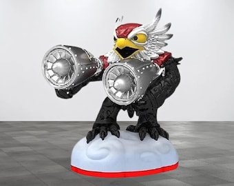 Full Blast Jet-Vac Skylanders Trap Team Air Element Game Play Figure