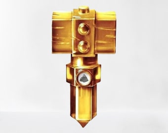 Earth Hammer Skylanders Trap Team Slag Hammer Game Crystal