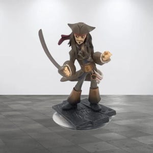 Jack Sparrow Disney Infinity Pirates of the Caribbean Game Play Figure