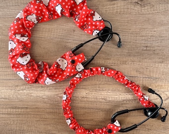 Kitty Stethoscope Scrunchie Cover: Nurse Gift