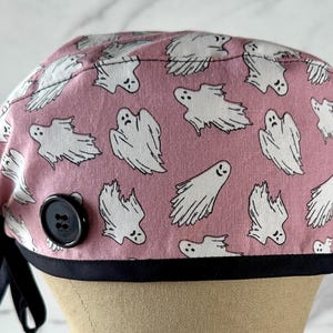 Ghosts Halloween Scrub Cap: Spooky Surgical Hat