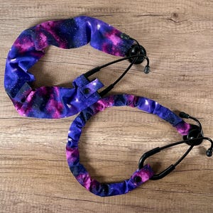 Purple Galaxy Stethoscope Scrunchie Cover: Nurse Gift