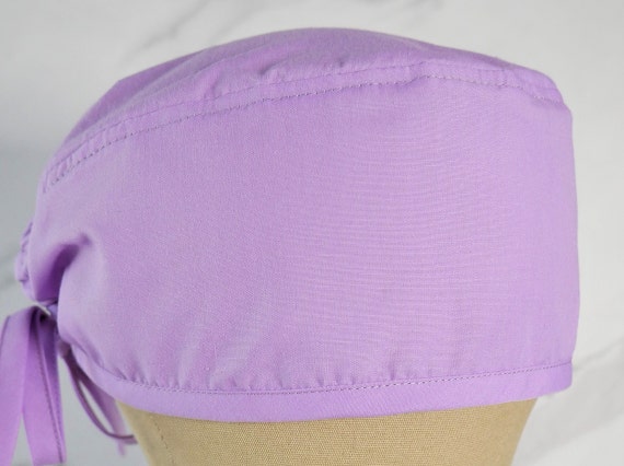 Scrub caps for men, scrub hats, surgical hat, nurse cap, solid purple