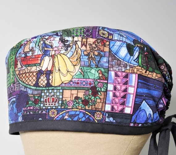 Beauty and the Beast Scrub Cap Beauty 
