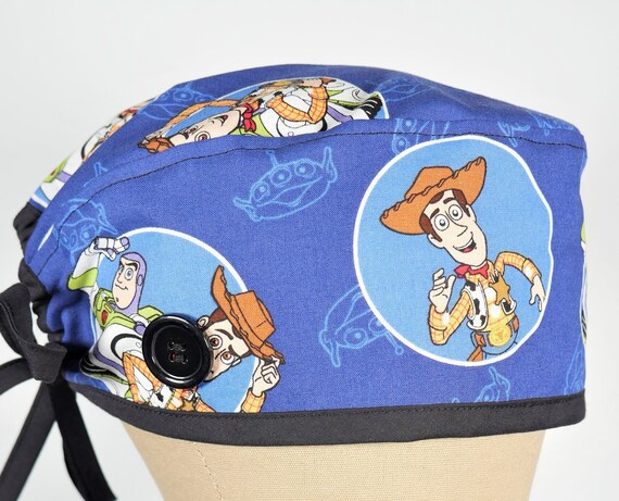 Buzz Lightyear Toy Story Theme Scrub Hat 