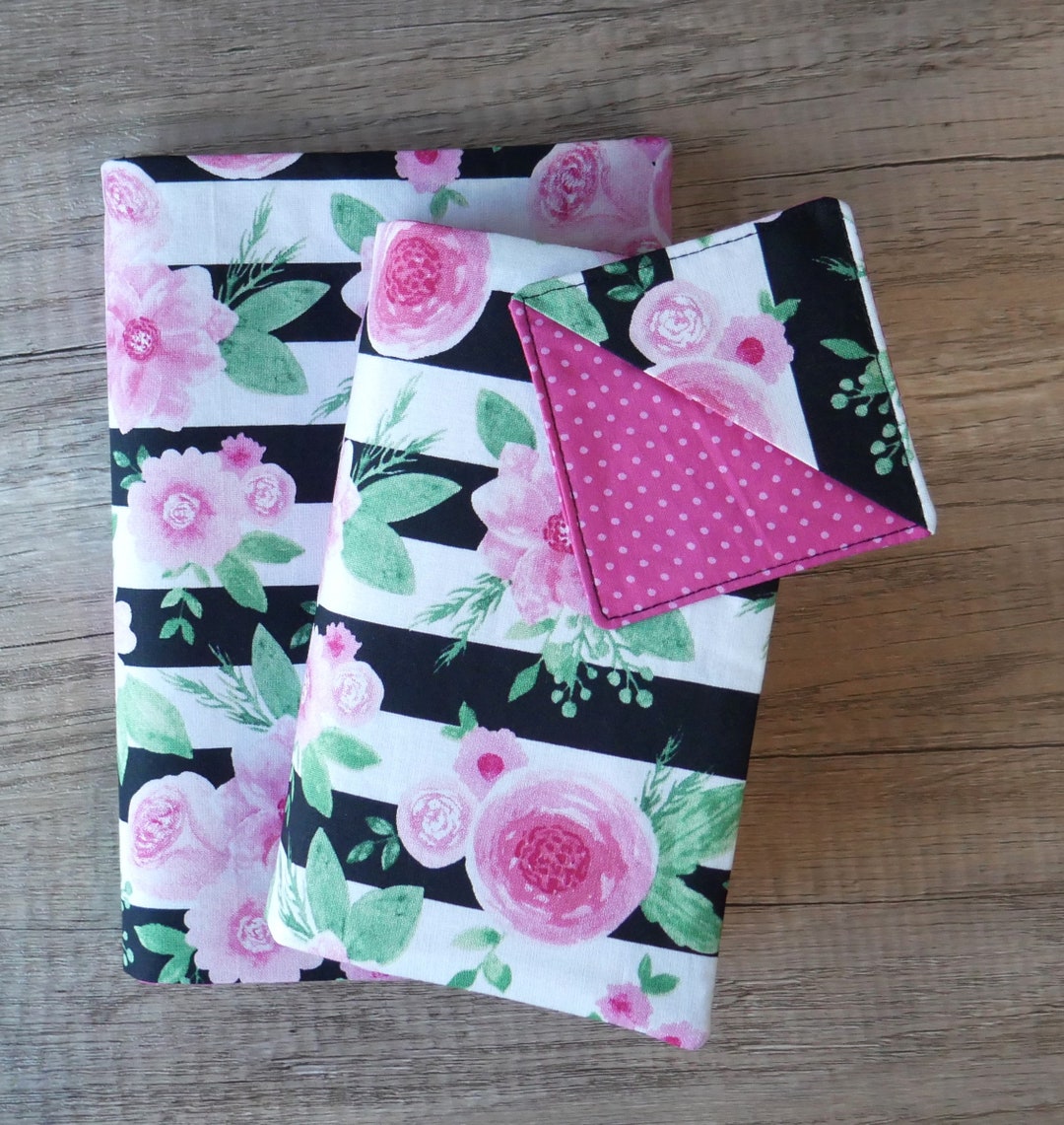 Fabric Book Cover, Fabric Dust Cover, Adjustable Book Cover, Gifts for Readers, Dust Jacket