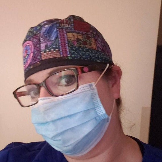 Beauty and the Beast Scrub Cap Beauty 