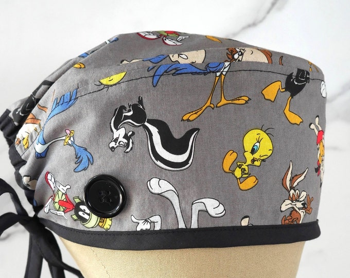 Looney Tunes Scrub Cap, Looney Toons Scrubcap, Scrub Caps for Men, Scrub Caps for Women, Scrub
