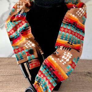 Native Print Stethoscope Scrunchie,Stethoscope Cover,Stethoscope Sleeve,Nurses Gifts,Med Student Gift, RN Gifts, Student Nurse, Southwestern immagine 7