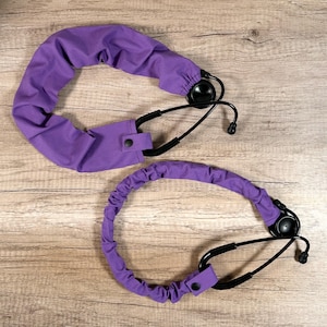Purple Kona Cotton Stethoscope Scrunchie Cover