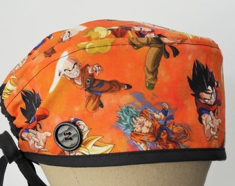 Dragon Ball Z Scrub Cap - Etsy