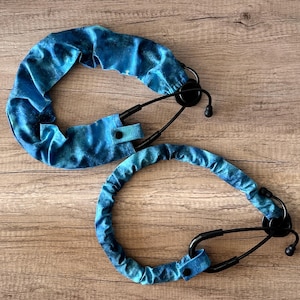 Blue Galaxy Stethoscope Scrunchie Cover: Nurse Gift