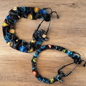 Solar System Stethoscope Scrunchie: Planets & Stars Cover