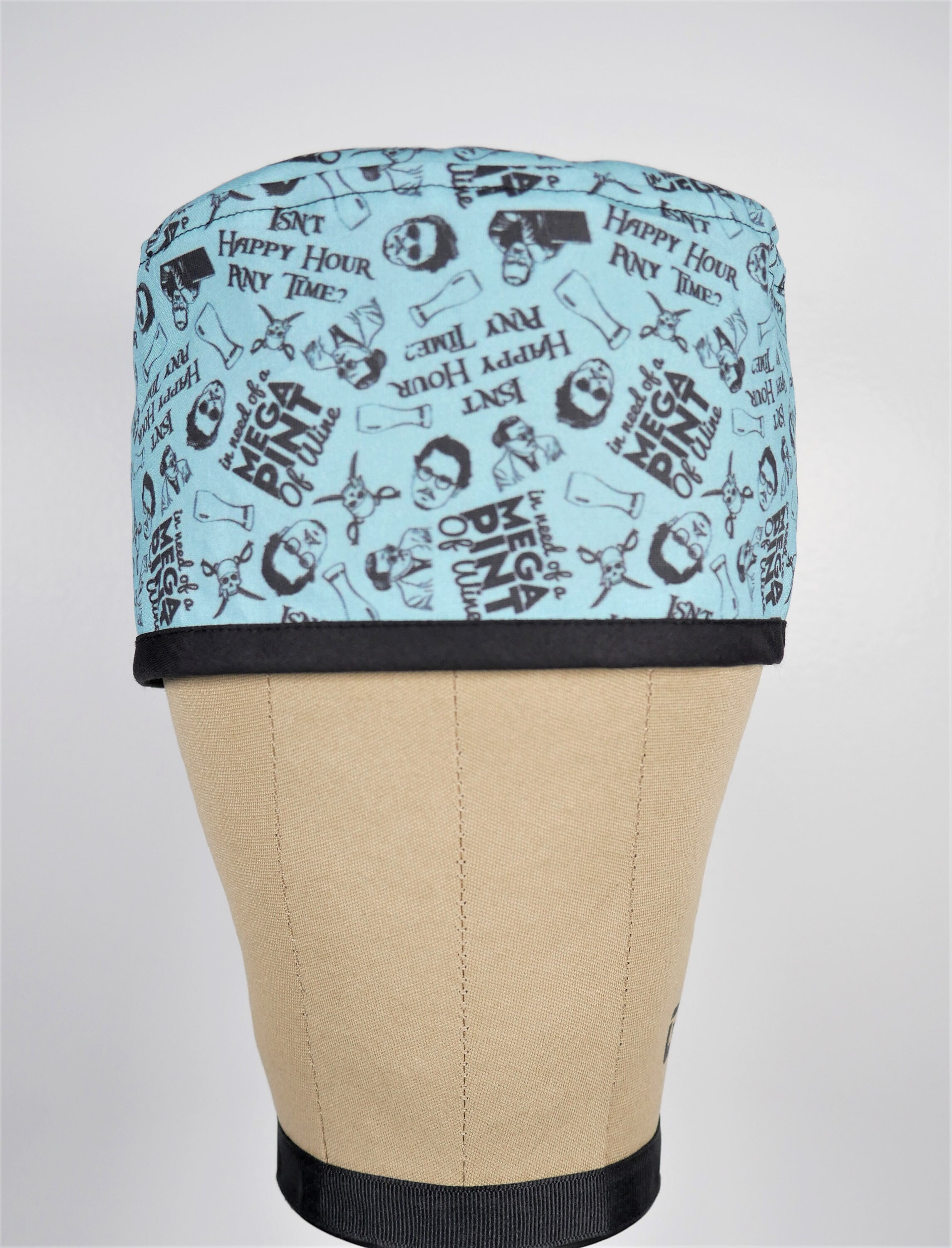 Mega Pint Scrub Cap Happy Hour Surgical Cap Scrub Hat Scrub Etsy
