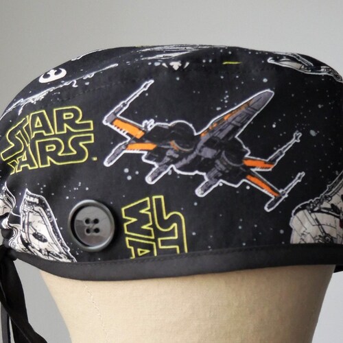 Star Wars Mandalorian Reversible Surgical Scrub Cap Hat With Etsy