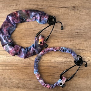 Nebula Stethoscope Scrunchie Cover: Nurses, Med Students
