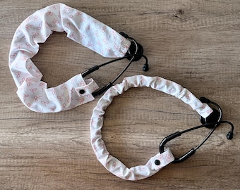 Pink Bows Stethoscope Scrunchie Cover: Nurse Gift, L&D Nurse, NICU, PICU