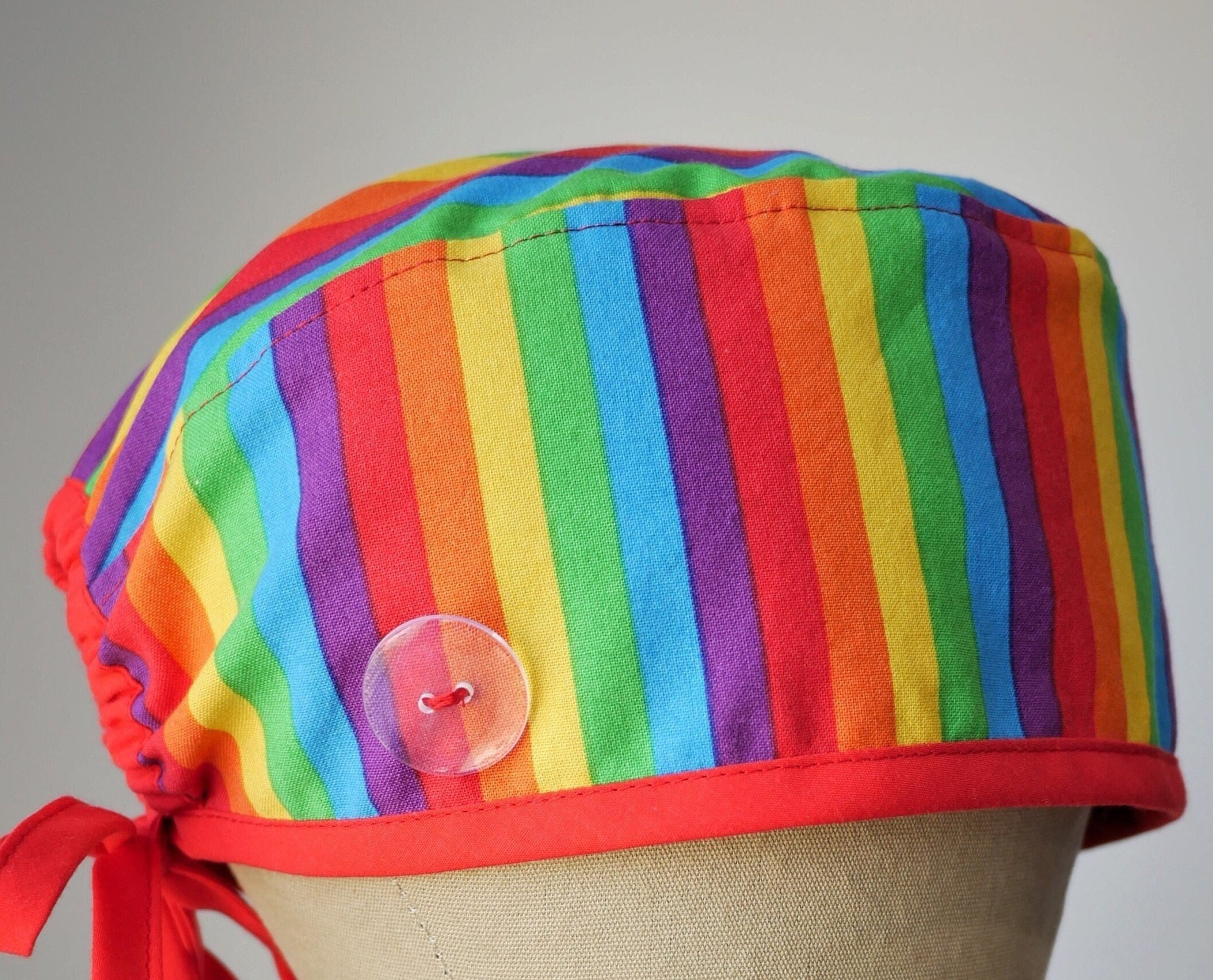 Rainbow Scrub Cap Rainbow Surgical Cap 