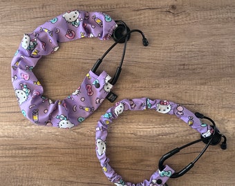 Kitty Stethoscope Scrunchie Cover: Nurse Gift, Stethoscope Cover, Scrubs