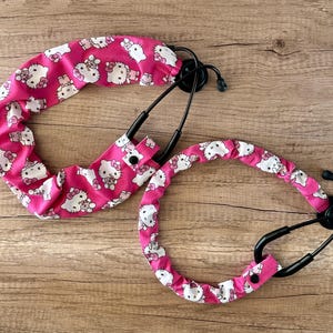 Kitty Stethoscope Scrunchie, Stethoscope Cover, Stethoscope Sleeve, Nurses Gifts, Med Student Gift, RN Gifts,Student Nurse, Cartoon Kitty