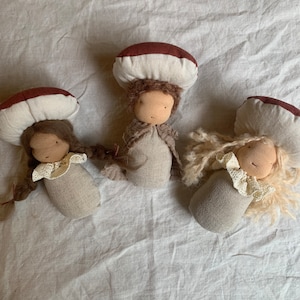 Pilz Taschenpuppe