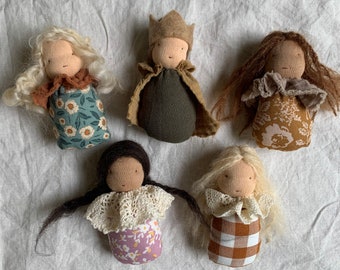 Small Pocket Doll, 3.5 inch Waldorf Inspired
