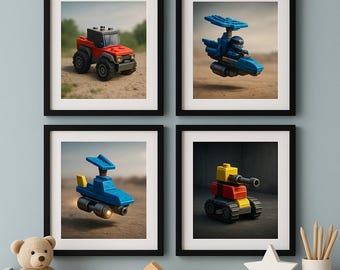 Custom Framed Art from Your Child’s Creation – Turn Imagination into Realistic 11x14 Wall Art