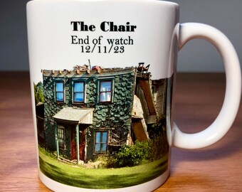 Chair House Image Mug - Handmade 11oz Coffee Cup