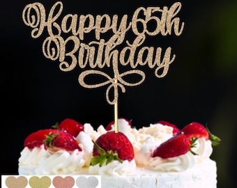 Personalized Glitter Birthday Cake Topper: Custom Number