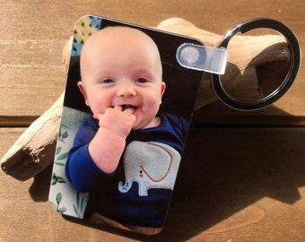 Personalized Photo Keychain: Custom MDF Gift