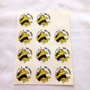 Vintage 1980s Trend Scratch n Sniff Stickers Bee Utiful Honey Set of 11