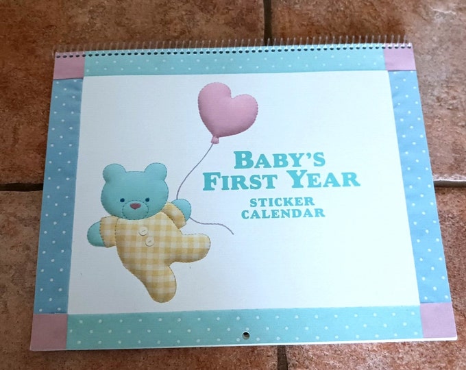 Hallmark Baby's First Year Sticker Calendar 