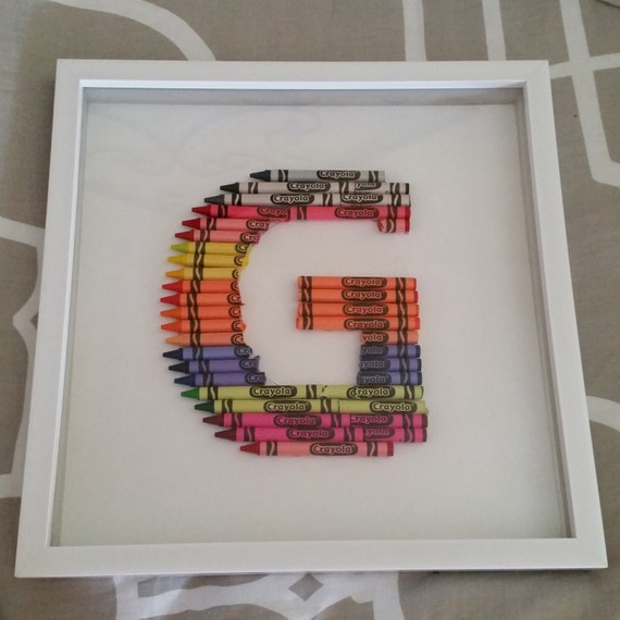 Items similar to Crayon Wall Art Framed on Etsy