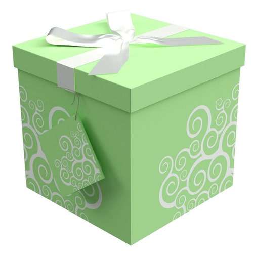 Gift Box With Lid Gift Boxes Calypso 6x6x6 Decorative Etsy