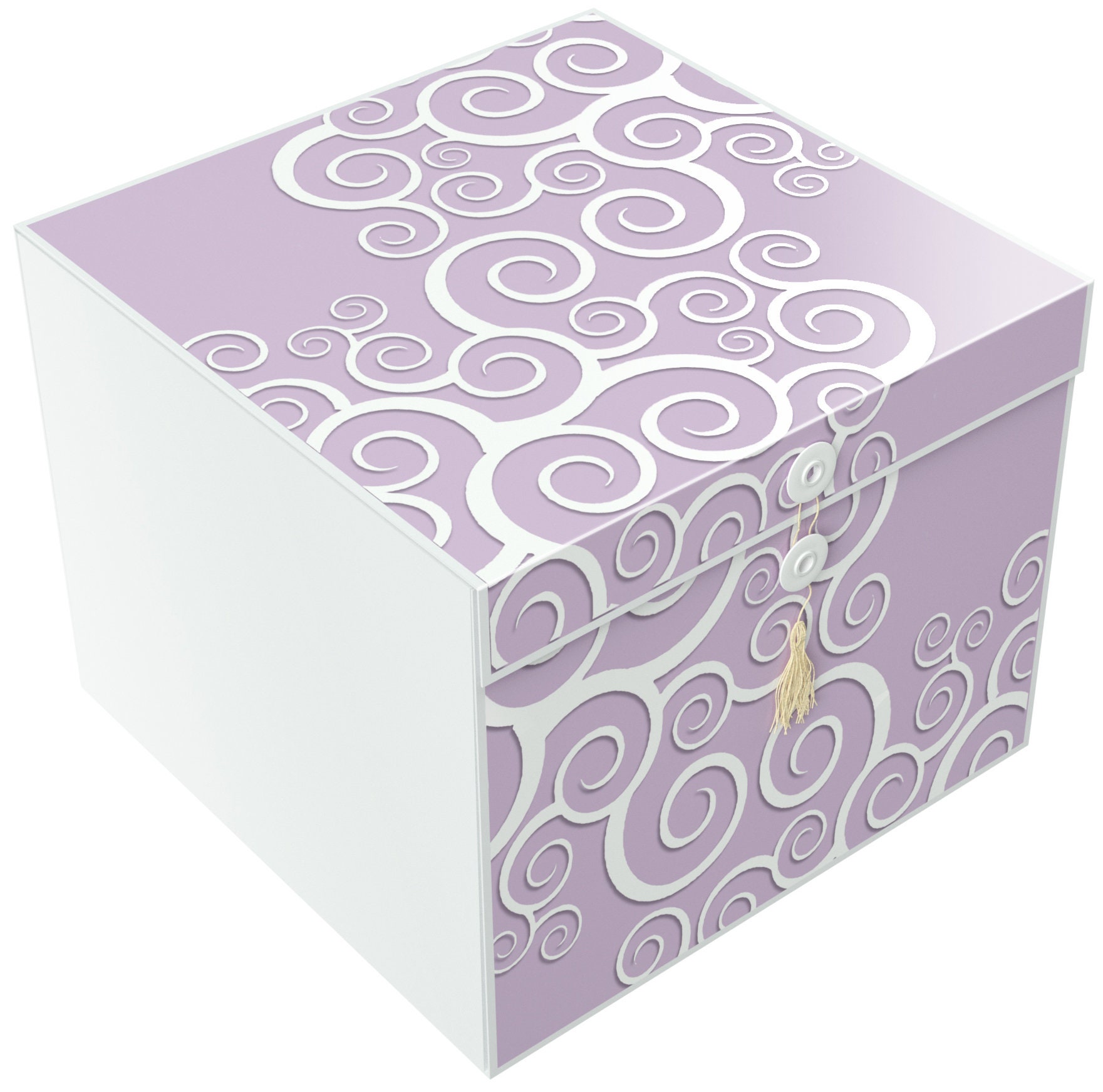 Шикарный фиолетовый подарок коробка. Pileup! Box by Box.