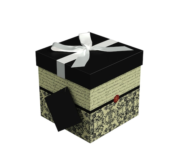 Small Gift Box Gift Boxes For Birthdays Florence 6x6x6 Etsy