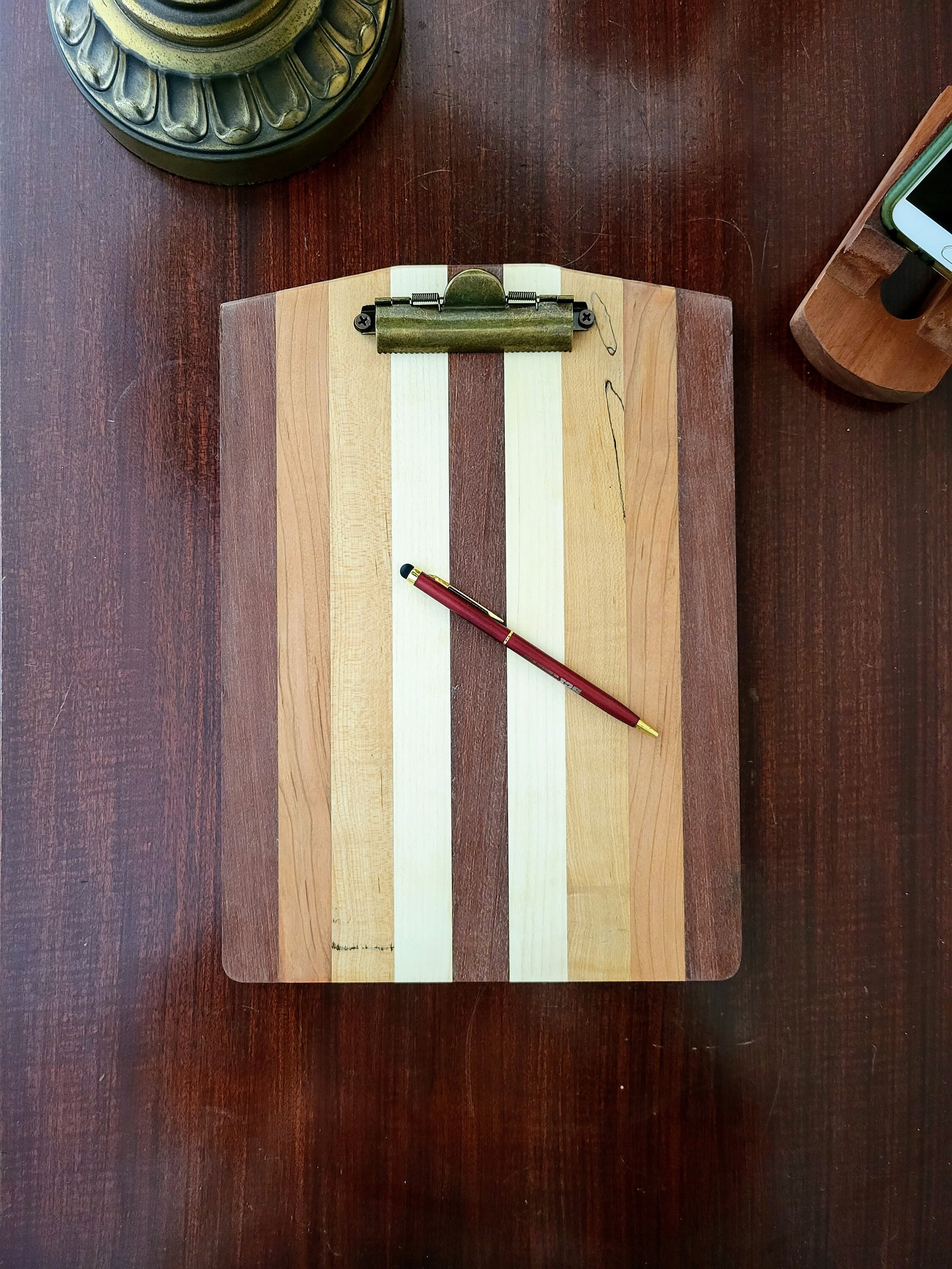 Wood Clipboard Legal-size 9.5 X 16 Personalized Hardwood Clipboards, Large  Menu Clipboard, Solid Ambrosia Maple, Free Shipping 
