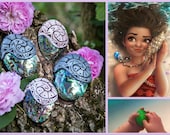 Heart of Te Fiti Necklace Moana Disney Necklace Heart of Te Fiti necklace by Vaiana Heart of Te Fiti in clay Heart of Te Fiti in Fimo