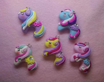 Pony Necklace/ Collana Pony Fimo / Little Pony Polymer clay