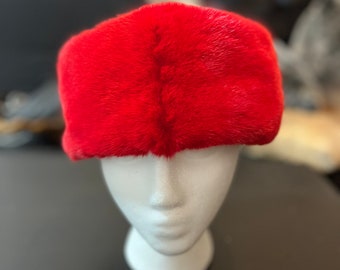 Mint Chinese Mink Fur Hat Women Woman Size All - Etsy display picture 2
