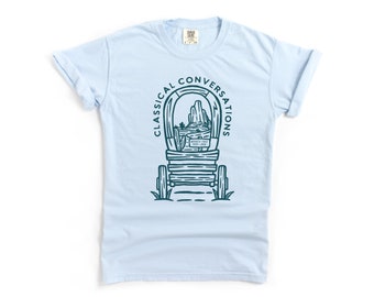 Kids Classical Conversations Shirt, Wichita Falls Cycle 3 Tshirt Pioneer Shirt Design 1