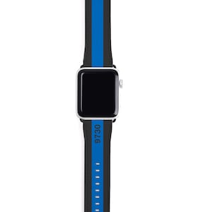Thin blue line flag apple watch band hot sale