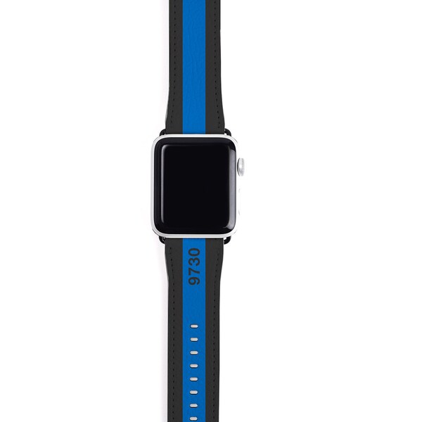 Thin Blue Line Apple Watch Band Etsy