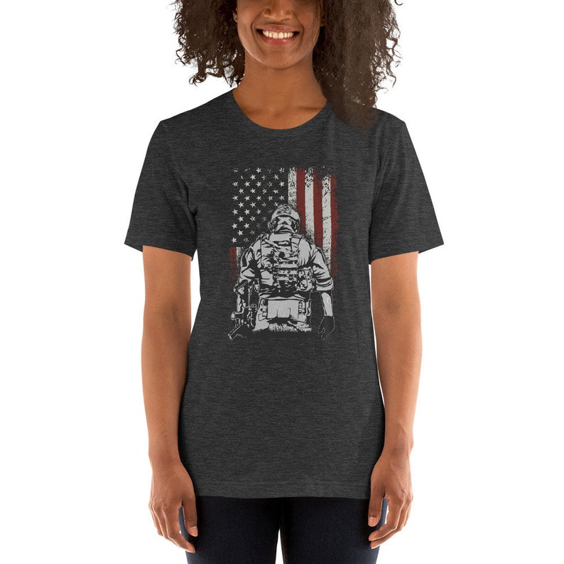 American Soldier T-shirt USA Shirt America Shirt Military | Etsy