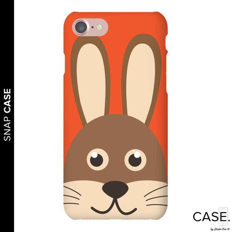 Rabbit Phone Case iPhone 7 Rabbit Case iPhone Bunny Phone | Etsy