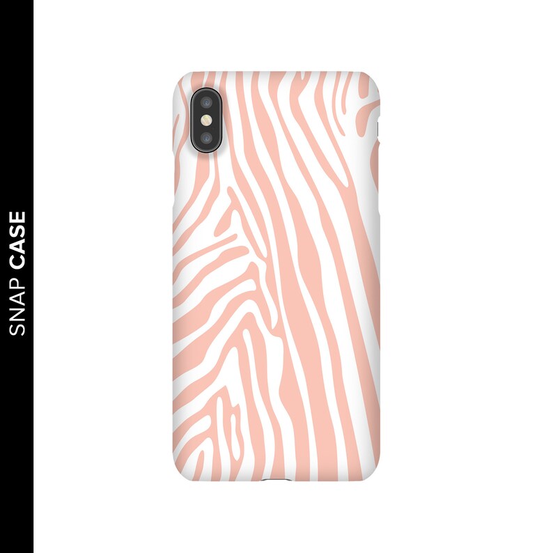Pink Zebra Print Phone Case, Zebra Print iPhone Case, iPhone X Zebra Case, Zebra Print Case, Samsung Phone Case, Samsung Case, Zebra Case image 2